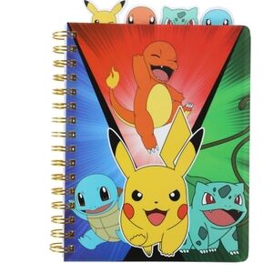 Pokemon Journal Book With Tab Dividers NWT